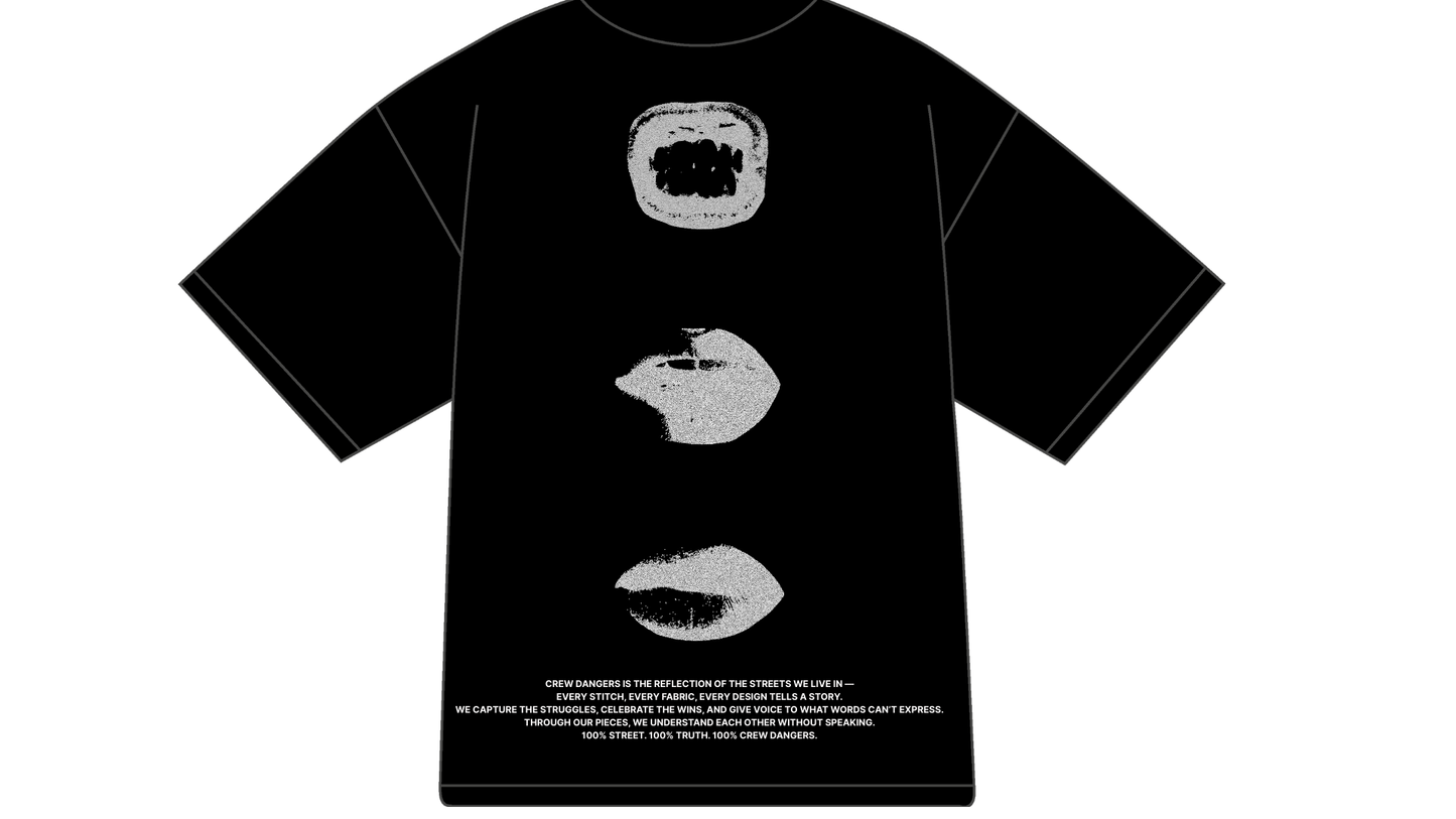 CREW DANGERS – Blackout Heavy Tee (Limited Drop)