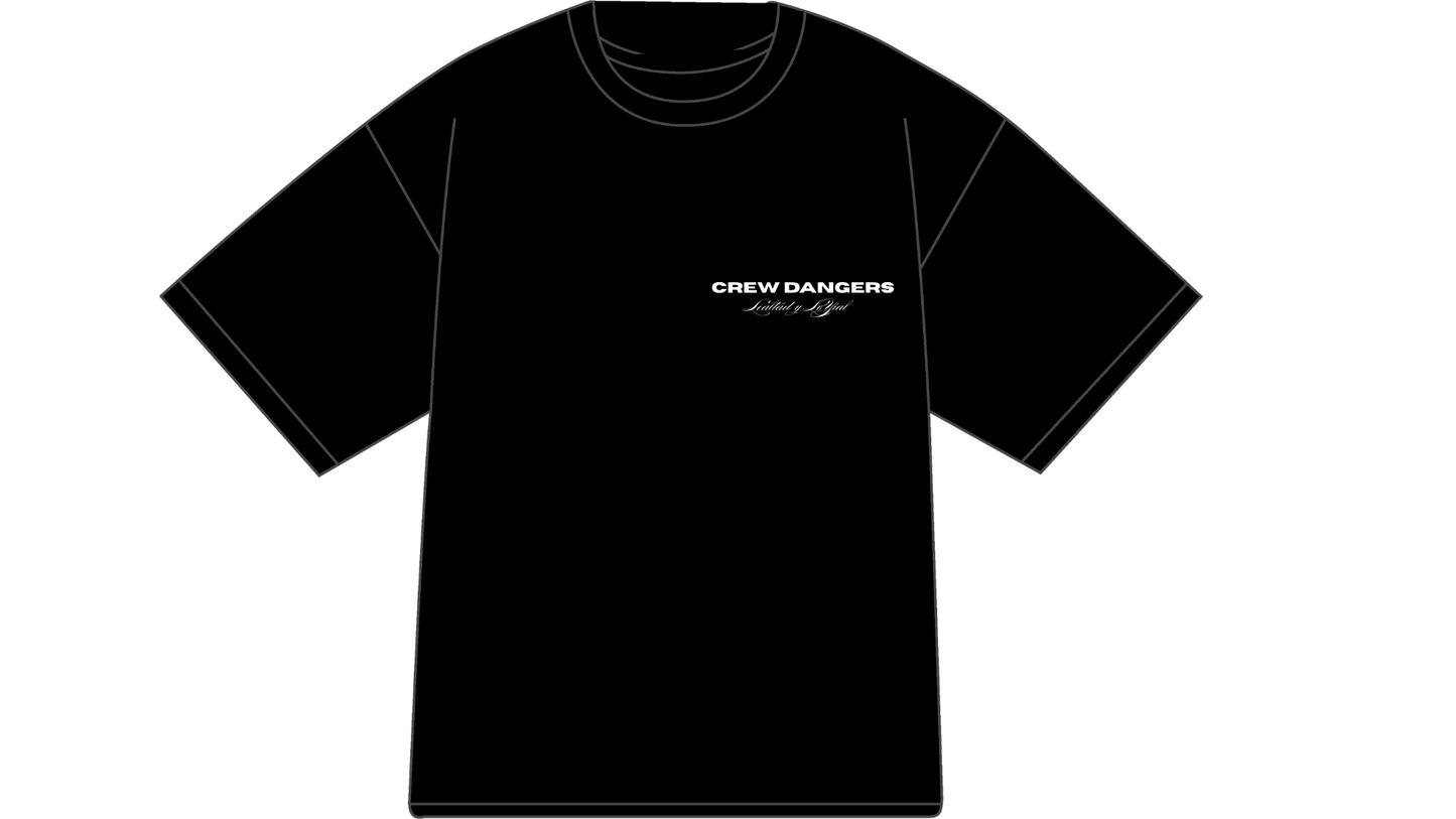CREW DANGERS – Blackout Heavy Tee (Limited Drop)